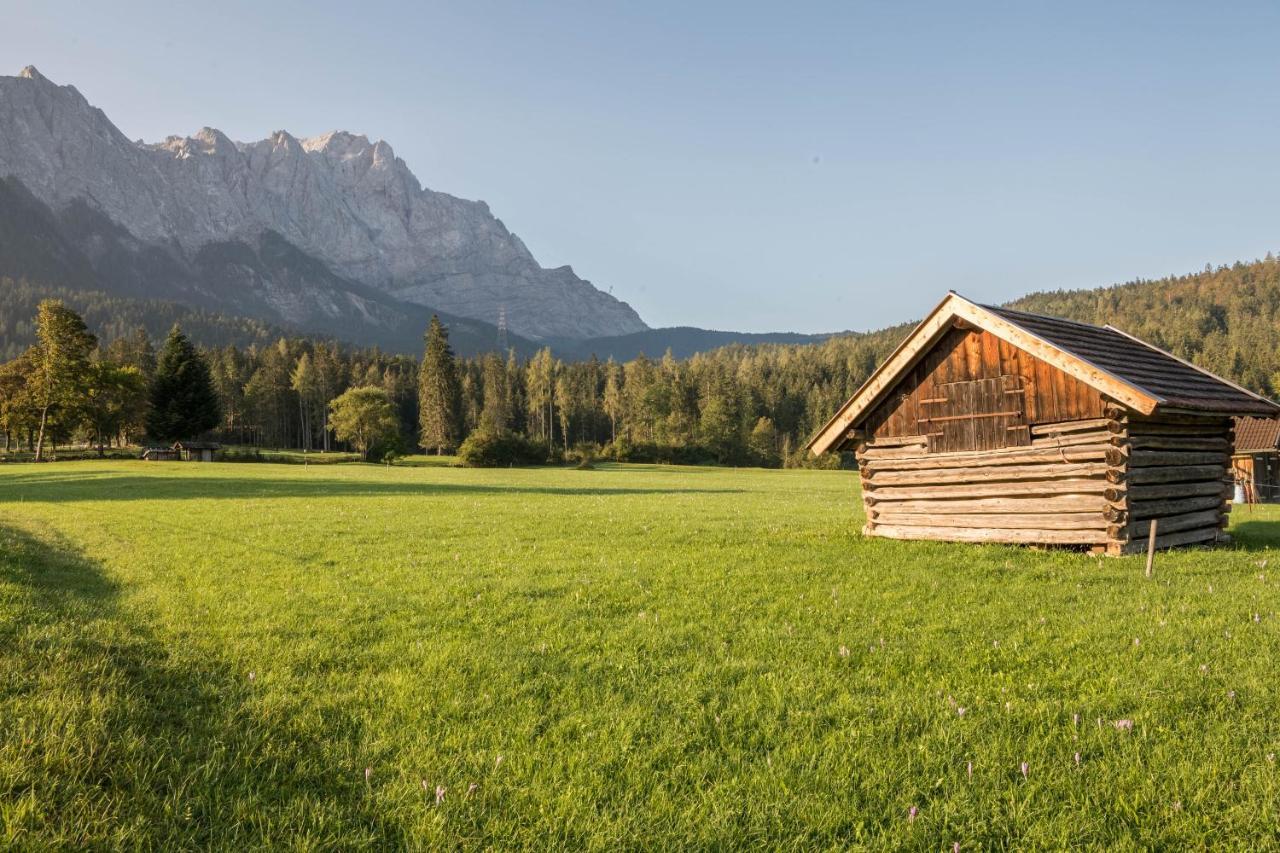 Aschaubichl - Wohnung Enzian Grainau Bagian luar foto