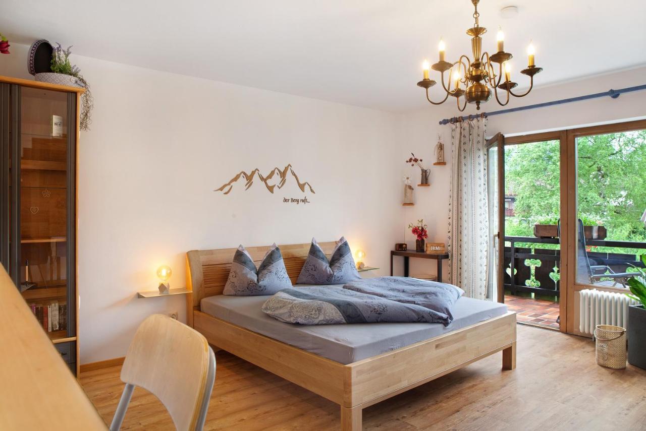 Aschaubichl - Wohnung Enzian Grainau Bagian luar foto